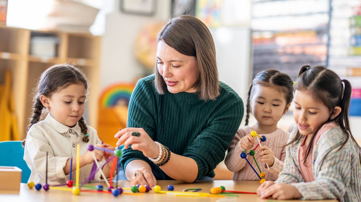 dzieci w przedszkolu