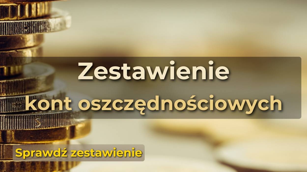 Zestawienie kont oszczędnościowych